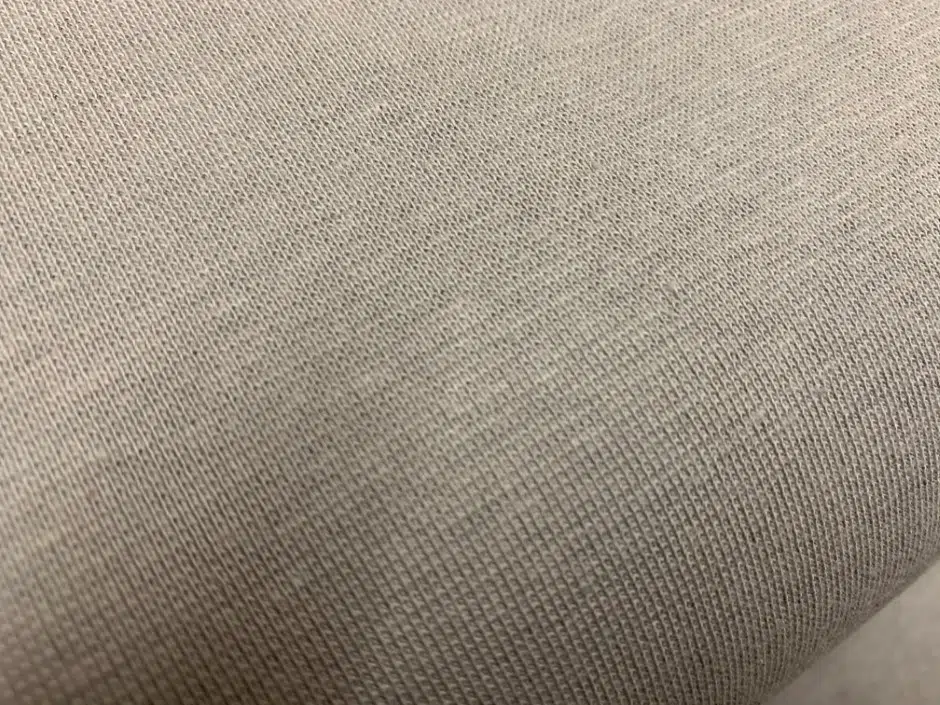 Bündchen uni grau