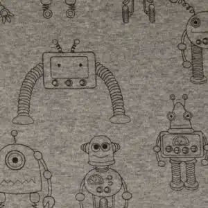 Alpenfleece Roboter dunkelgrau