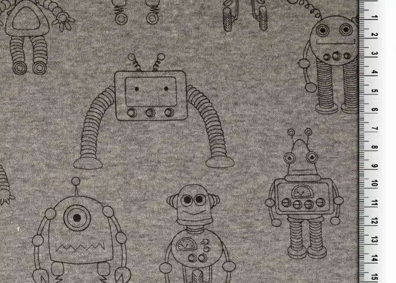 Alpenfleece Roboter dunkelgrau