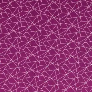 Baumwoll Geometrisch violett