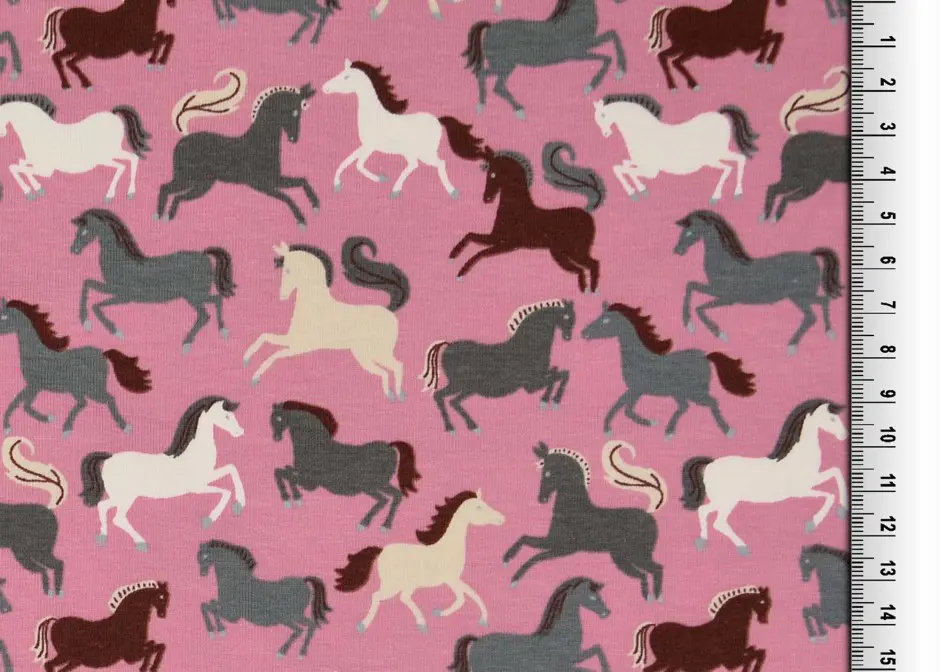 Jersey Pferde rosa