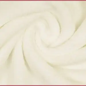Fleece uni weiss