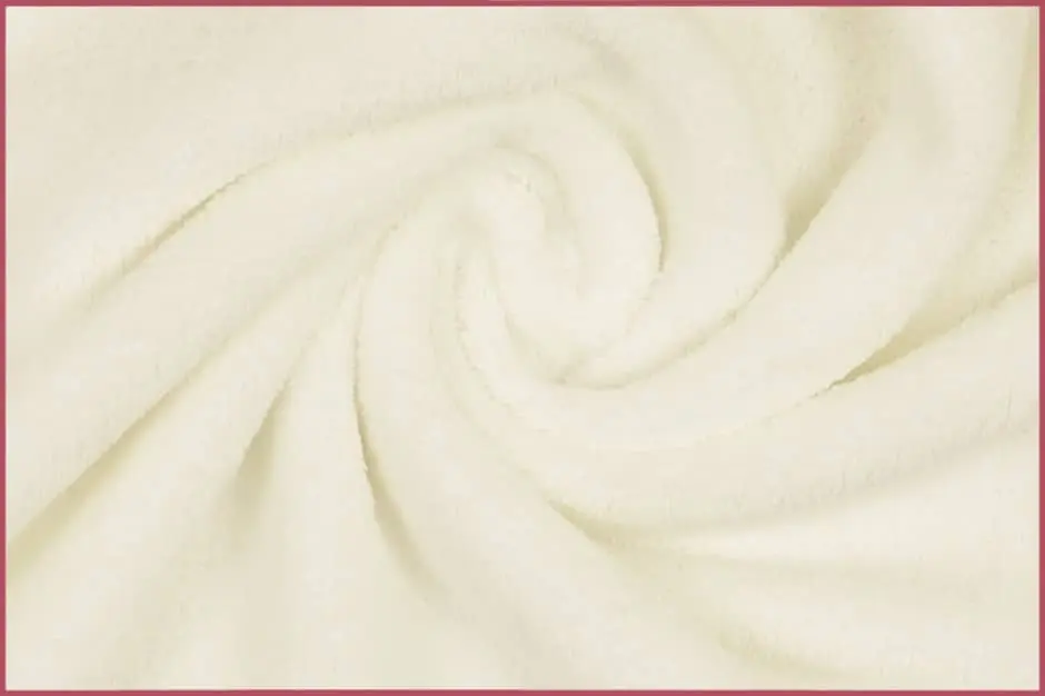 Fleece uni weiss