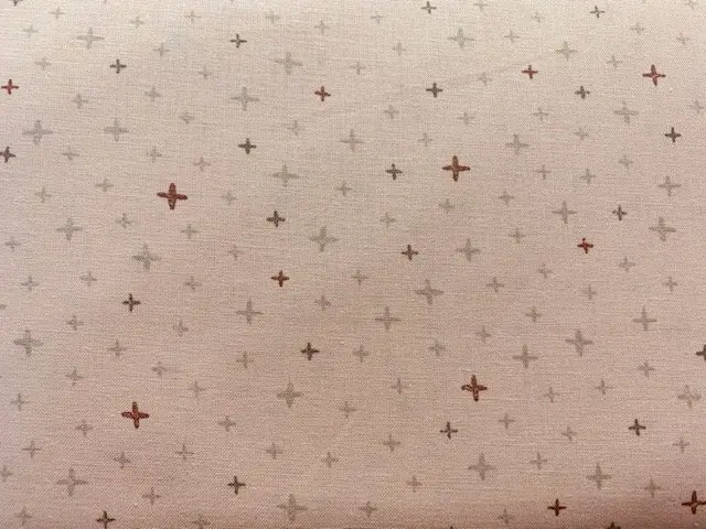Baumwolle Poplin Kreuz Rosa