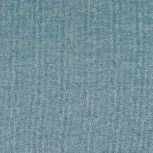 French Terry Melange Retro blau
