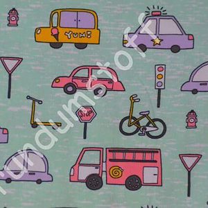 Jersey Minze mit Autos