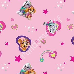 Jersey Paw Patrol Herzen Sterne rosa