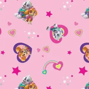 Jersey Paw Patrol Herzen Sterne rosa