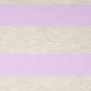 Jersey Melange Streifen grau violett