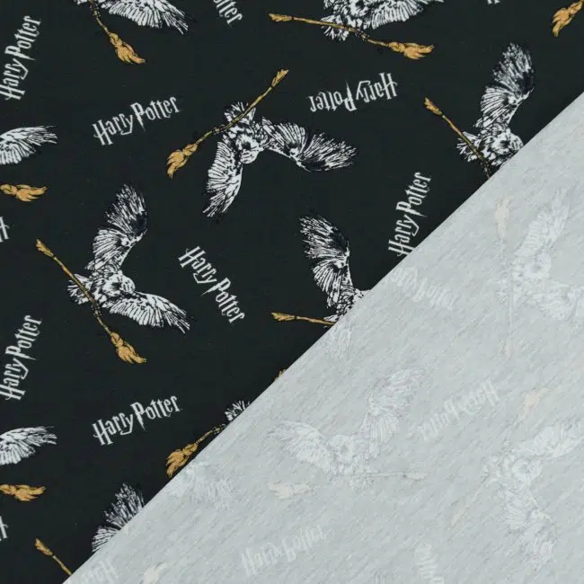 Jersey Harry Potter Hedwig & Nimbus 2000 dunkelgrau – Bild 3