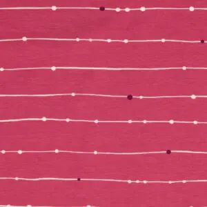 Jersey Linien mit Punkten rot