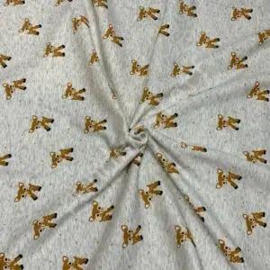 Alpenfleece Reh melange ecru