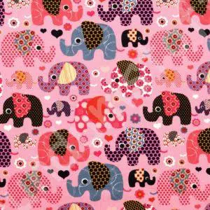Jersey bunte Elefanten rosa