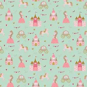 Baumwolle Prinzessin hell mint
