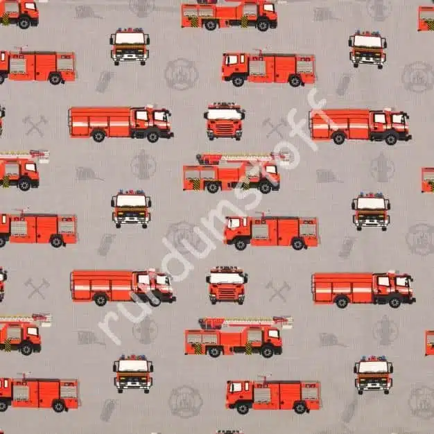 Jersey Feuerwehrauto grau