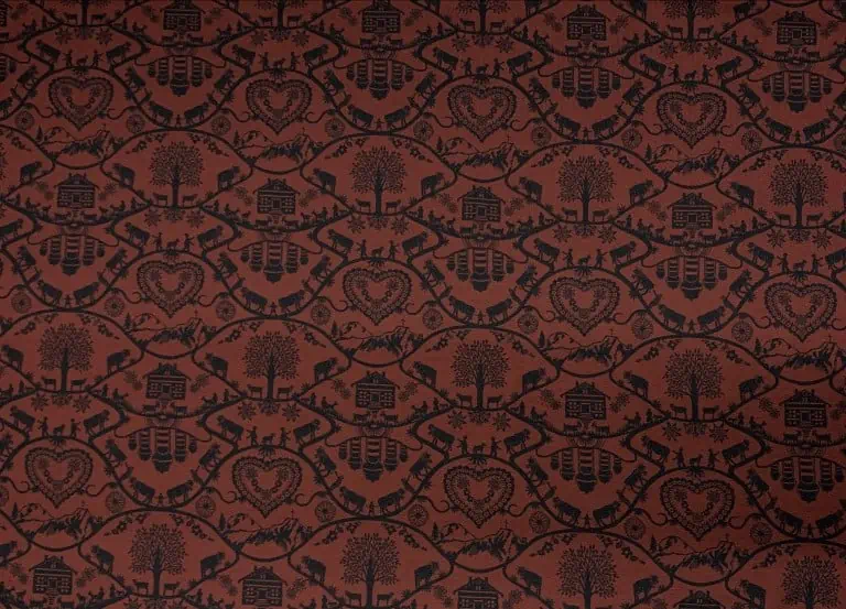 Jersey Scherenschnitt bordeaux