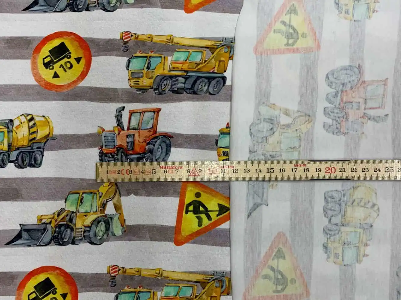 Jersey Baumaschinen mit Schilder streifen – Bild 3