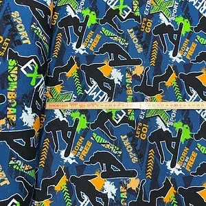 Alpenfleece Snowboarder, jeansblau