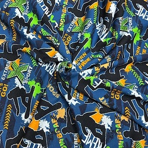 Alpenfleece Snowboarder, jeansblau