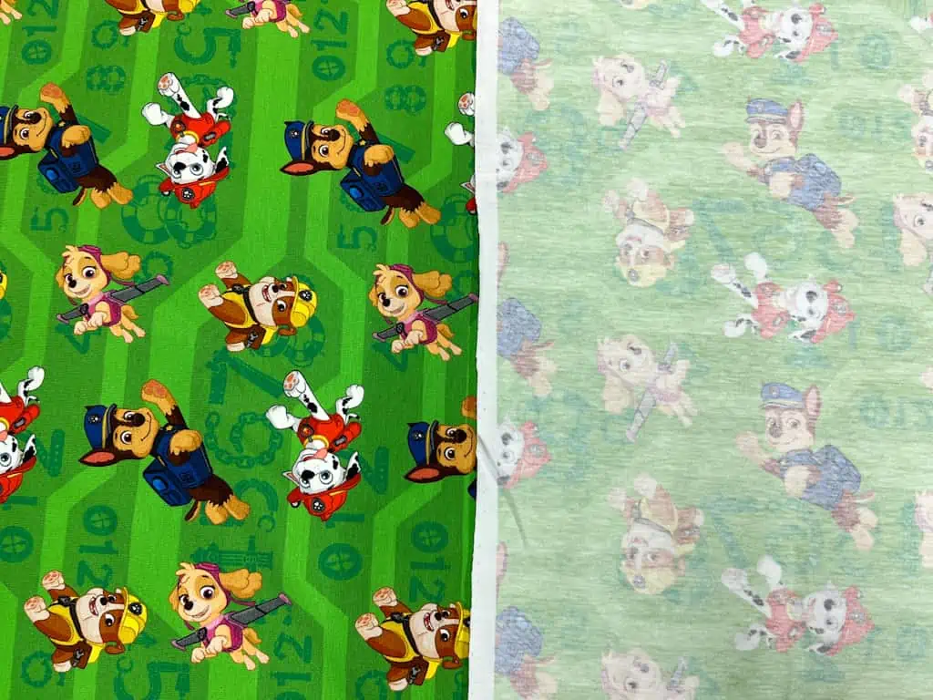 Jersey Paw Patrol springende Hunde auf grün – Bild 3