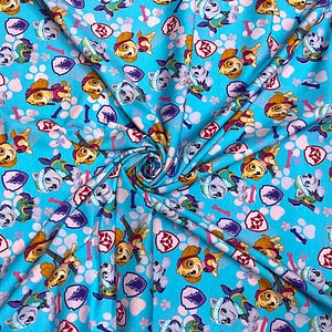 Jersey Paw Patrol Hunde, Pfoten türkis