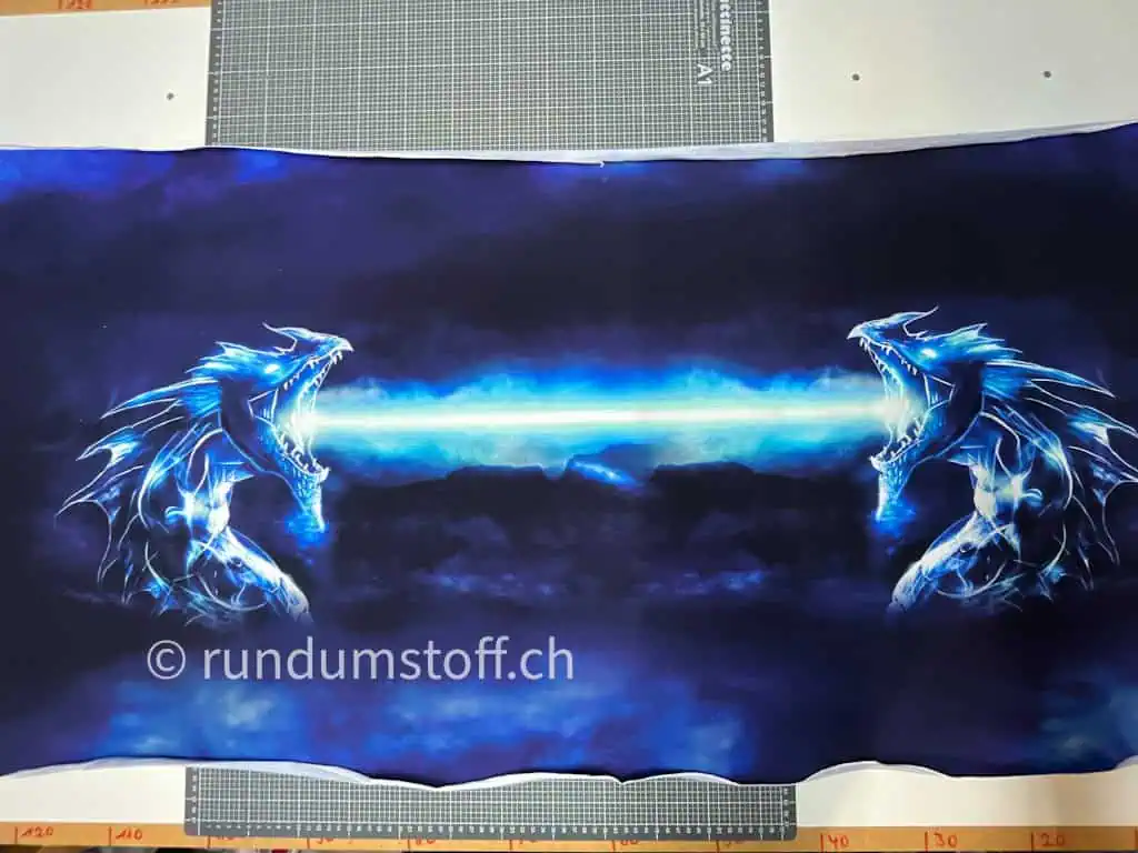 Jersey Malomi Panel Drache marine – Bild 3