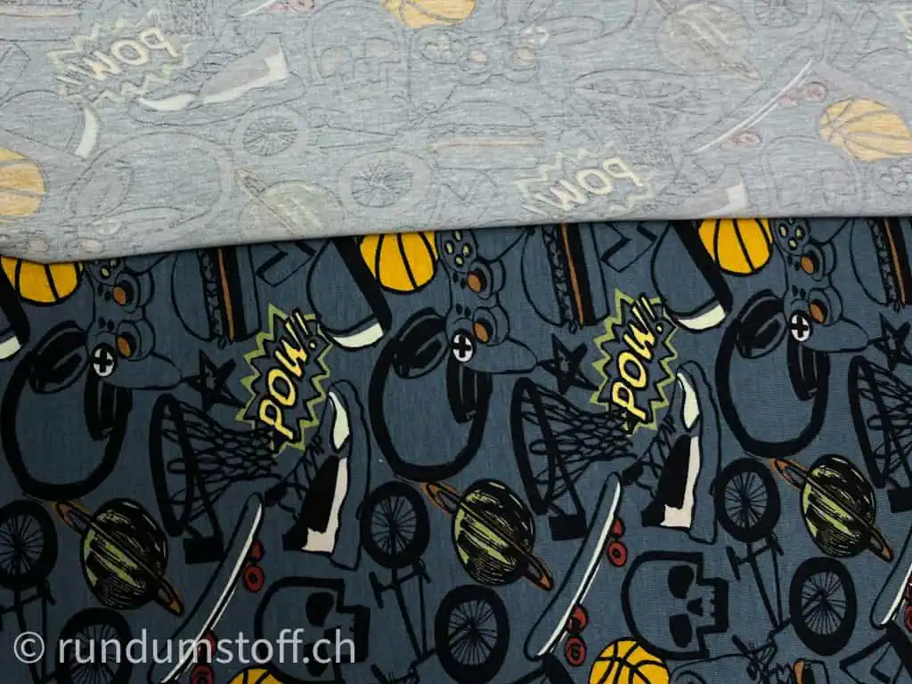 Jersey Pow So Cool! jeansblau – Bild 3