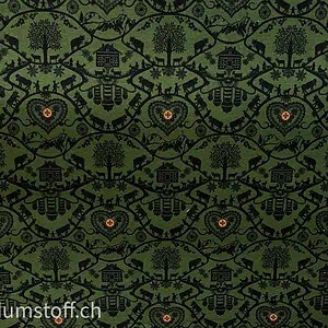 Jersey neu Scherenschnitt green